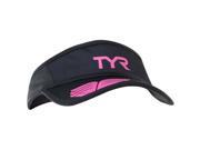 TYR Competitor Running Visor Black Pink One Size