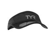 TYR Competitor Running Visor Black Gray One Size