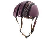 Brooks Foldable Helmet Carrera Collaboration with Fabric Cover Size M Red Must Grey Tartan