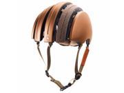 Brooks Foldable Helmet Carrera Collaboration with Fabric Cover Size XL Copper Brown Prince of Wales