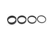 Wheels Manfacturing 1 1 8 4 Piece Headset Spacer Kit Black 1 x 2.5mm 5mm 7.5mm and 10mm