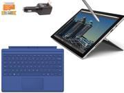Microsoft Surface Pro 4 Core i7 6600U 16GB 256GB 12.3 touch screen w 2736x1824 3K 3 2 QHD Windows 10 Pro Blue Cover Bundle