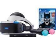 Sony PlayStation VR Batman Starter Bundle 4 items VR Headset Move Controller PlayStation Camera Motion Sensor Batman Arkham VR