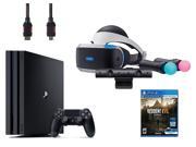 PlayStation VR Start Bundle 5 Items VR Start Bundle PS 4 Pro 1TB VR game disc Resident Evil 7 Biohazard