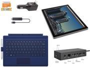 Microsoft Surface Pro 4 Core i7 6600U 16GB 512GB 12.3 touch screen w 2736x1824 3K 3 2 QHD Windows 10 Pro Dark Blue Cover w Pen Holder Dock Wireless Displa