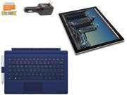Microsoft Surface Pro 4 Core i7 6600U 16GB 256GB 12.3 touch screen w 2736x1824 3K 3 2 QHD Windows 10 Pro Dark Blue Cover w Pen Holder Bundle