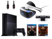 PlayStation VR Bundle 4 Items VR Headset Playstation Camera PlayStation 4 Call of Duty Black Ops III VR game disc PSVR Until Dawn Rush of Blood
