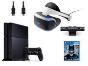 PlayStation VR Bundle 4 Items VR Headset Playstation Camera PlayStation 4 VR Game Disc Batman Arkham VR