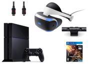 PlayStation VR Bundle 4 Items VR Headset Playstation Camera PlayStation 4 and VR Game Disc PSVR EV Valkyrie