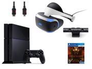 PlayStation VR Bundle 4 Items VR Headset Playstation Camera PlayStation 4 VR game disc PSVR Until Dawn Rush of Blood