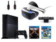 PlayStation VR Bundle 4 Items VR Headset Playstation Camera PlayStation 4 Call of Duty Black Ops III VR Game Disc RIGS Mechanized Combat League