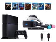 PlayStation VR Start Bundle 10 Items VR Start Bundle PS PS4 Call of Duty Black Ops III 6 VR Game Disc Until Dawn Rush of Blood EVE Valkyrie Battlezone Batman