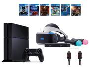 PlayStation VR Start Bundle 10 Items VR Start Bundle PS4 6 VR Game Disc PSVR Until Dawn Rush of Blood PSVR EVE Valkyrie PSVR Battlezone Batman Arkham VR PSV