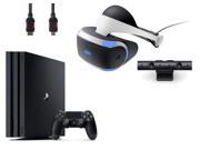 PlayStation VR Bundle 4 Items VR Headset Playstation Camera PlayStation 4 Pro 1TB