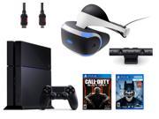 PlayStation VR Bundle 4 Items VR Headset Playstation Camera PlayStation 4 Call of Duty Black Ops III VR Game Disc Batman Arkham VR