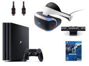 PlayStation VR Bundle 4 Items VR Headset Playstation Camera PlayStation 4 Pro 1TB VR Game Disc PSVR DriveClub