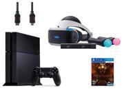 PlayStation VR Start Bundle 5 Items VR Headset Move Controller PlayStation Camera Motion Sensor PlayStation 4 VR game disc PSVR Until Dawn Rush of Blood