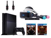 PlayStation VR Start Bundle 5 Items VR Headset Move Controller PlayStation Camera Motion Sensor PlayStation 4 Call of Duty Black Ops III VR game disc PSVR Until
