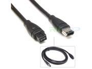1394 Cable 9 pin to 6 pin 800 400 Firewire IEEE1394 DV Cable Cord 6ft