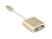 USB Type C 3.1 to VGA Male to Female Converter Adapter Cable Full HD 1080p For Apple New Macbook 2015 2016 Lumia 950 950XL