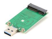 Mini PCIe mSATA SSD to USB 3.0 Converter Adapter Card Module Board UASP ASM1153E Chpset Hi Speed 5Gb NO need USB Cable For 50mm mSATA