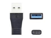 USB 3.1 Type C Female to USB 3.0 Type A Male Port Converter Adapter Connector Black