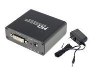 RIITOP HDMI to DVI DVI D Video Converter Adapter with SPDIF Coaxial 3.5mm Jack Stereo Audio Output Support 1080p HDCP