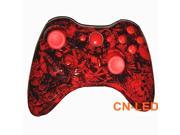 Hydro Dipped Grave Red Skull Wireless Controller Replacement Shell for XBOX 360 just shell not controller