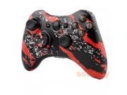 Xbox 360 Shell Button Kit for Wireless Controller Hydro Dipped Red Splatter