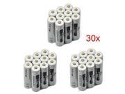 LEMAI® 30 Pieces 2200mAh 3.7V 14500 Li ion AA Rechargeable Battery For UltraFire LED Flashlight Torch
