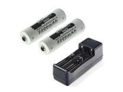 LEMAI® 2x 14500 3.7V AA Li ion Rechargeable Battey For LED Torch Flashlight Charger