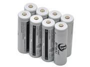 LEMAI® 8 Pieces 5000mAh 3.7V 18650 NCR Rechargeable Li ion Battery Pack For Ultrafire TrustFire CREE XM L T6 LED Flashlight Flash Light Torch