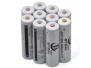 BTBAI® 10 Pieces 5000mAh 3.7V 18650 NCR Rechargeable Li ion Battery Pack For Ultrafire TrustFire CREE XM L T6 LED Flashlight Flash Light Torch