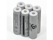LEMAI 6 Pieces 5000mAh 3.7V 18650 NCR Rechargeable Li ion Battery Pack For Ultrafire TrustFire CREE XM L T6 LED Flashlight