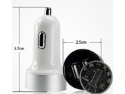 Vanda® 2.A 1A 2 Port USB Mini Car Charger Adapter for Apple iPhone 6 6 Plus 5 5G 5S 5C USB 2.0 Universal Adapter Smartphones Apple Devices w 12