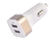 Vanda® 3.1A 15W 3 Port USB Portable Travel Car Charger for iPad Tablets 1 Amp for iPod iPhone Smartphone White