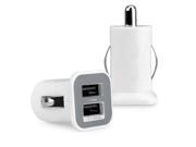 Vanda® 5V 3.1A DC 12 24V Dual USB Car Charger Vehicle Power Adapter Designed for iPad iPhone Samsung and Android devices White