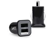 Vanda® 2 Port USB Car Charger Adapter 3.1A output for Cell Phone Smartphone iPhone Tablet MP3 Players Ebooks e Reader Black