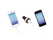 Vanda® 3.1Amps 15W Dual USB Car charger Designed for Apple and Android Devices Gold
