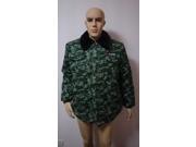 Men s Winter Camo Camouflage Parka Coat Top Jacket Thick Warm With Faux Fur Slim