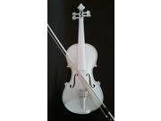 Student Acoustic Violin Full 4 4 Maple Spruce with Case Bow Rosin all white Color