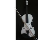 Student Acoustic Violin Full 4 4 Maple Spruce with Case Bow Rosin White Color