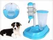 Pet Dog Large Capacity Water Dispenser Standing Bottle Food Bowl Pet Feeder
