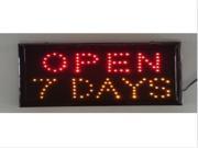 Neon Lights LED Open 7 days Sign Customers Attractive Sign Store Shop Sign