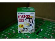Fuji Instax 20 White Instant Film For Fujifilm Mini 7s Mini 8 Mini 25 Mini 50 90