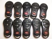 LOT OF 10 04686481 AB Factory OEM KEY FOB Keyless Entry Remote Alarm Replace