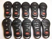 LOT OF 10 04602268 AB Factory OEM KEY FOB Keyless Entry Remote Alarm Replace