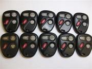 LOT OF 10 15732805 GM Factory OEM KEY FOB Keyless Entry Remote Alarm Replace