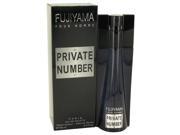 Fujiyama Private Number Cologne by Succes De Paris 3.3 oz Eau De Toilette Spray for Men