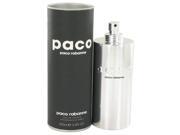 Paco Unisex silver Bottle Cologne by Paco Rabanne 3.4 oz Eau De Toilette Spray Unisex for Men